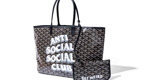 assc x goyard|Anti Social Social Club Unveils Customized Goyard, Rimowa for .